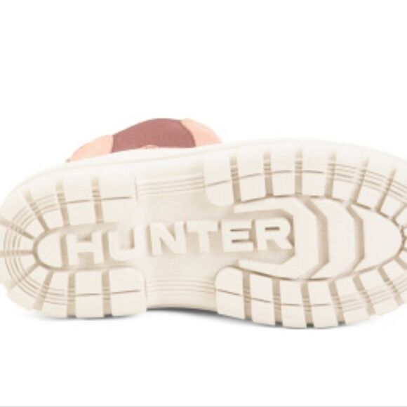 Hunter Sutton Waterproof Duck Boot- Whitby Sand/Rococo Blush - Picture 5 of 11